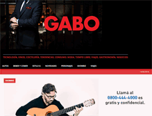 Tablet Screenshot of gabo.com.ar